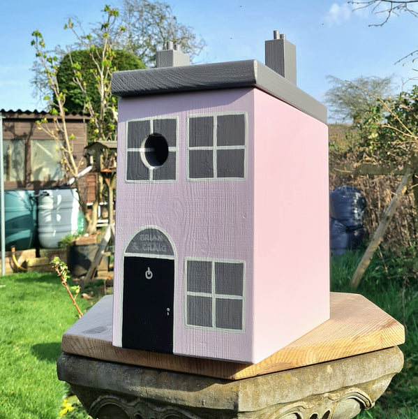 Personalised Seaside Cottage Bird Box