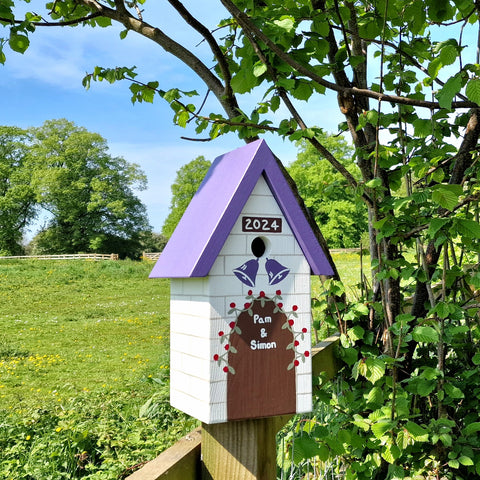 Personalised Wedding Bird Box