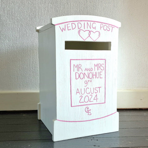 Post Box Personalised Wedding Post Box