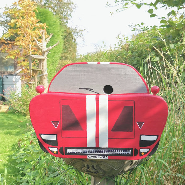 Personalised Sports Car Bird Box - Lindleywood