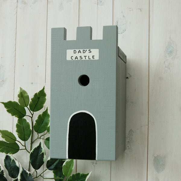 Personalised Castle Bird Box - Lindleywood