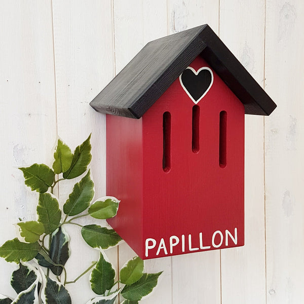 Personalised Love Heart Butterfly House - Lindleywood