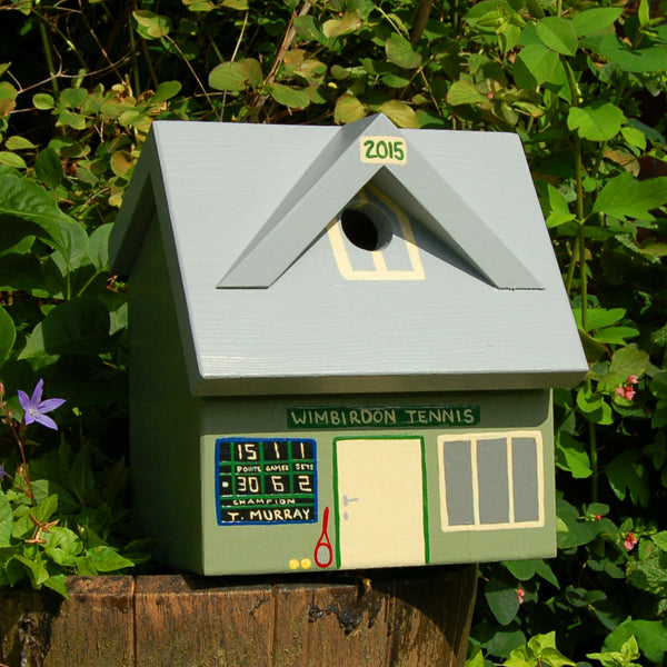 Personalised Tennis Club Bird Box - Lindleywood