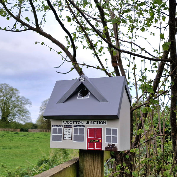 Personalised Train Station Bird Box