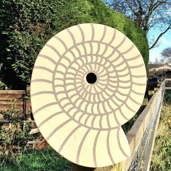 Handcrafted Ammonite Fossil Bird Box