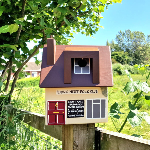 Personalised Folk Club Bird Box