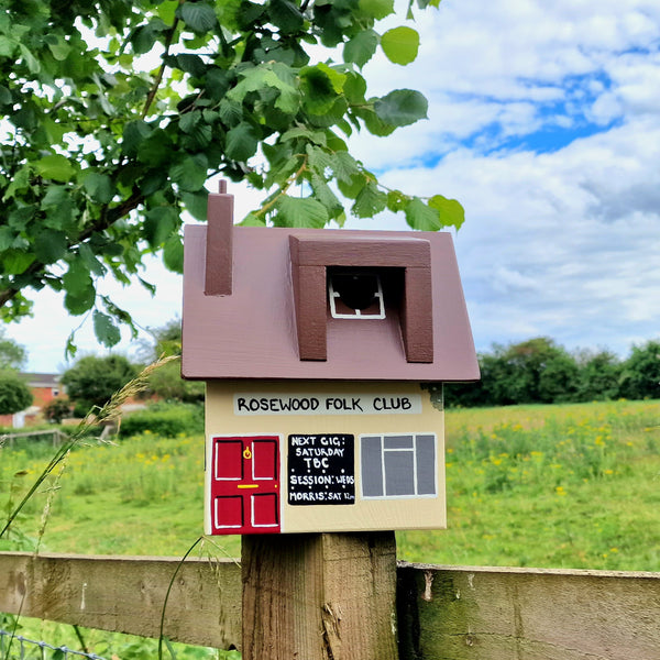 Personalised Folk Club Bird Box