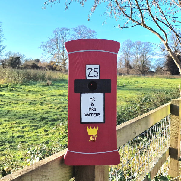 Personalised Post Box Bird Box