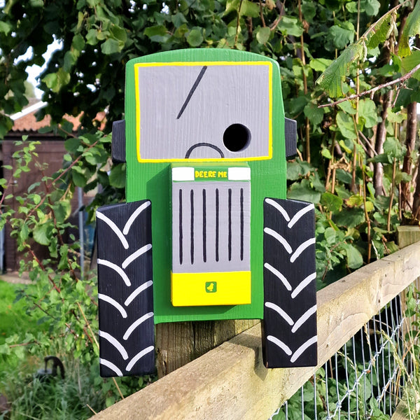 Personalised Tractor Bird Box