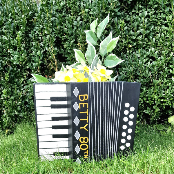 Personalised Accordion - Melodeon Mini Planter