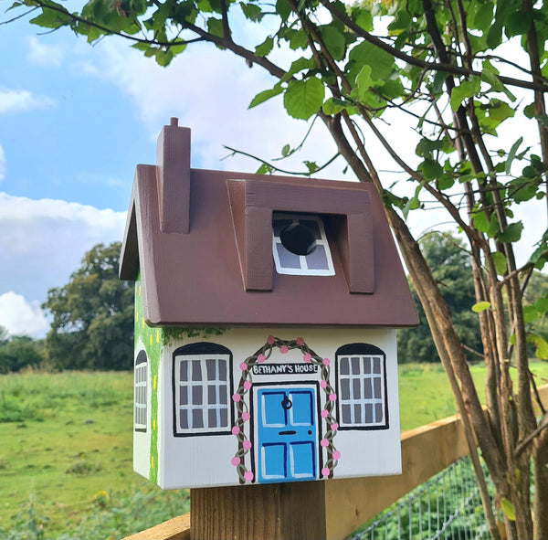 Personalised Cottage Bird Box