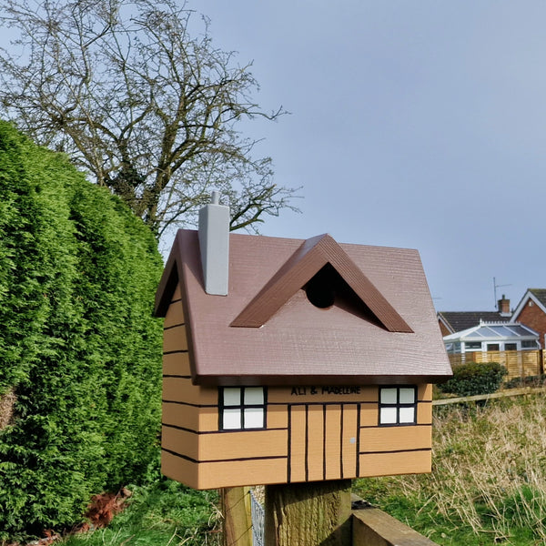 Personalised Log Cabin Bird Box