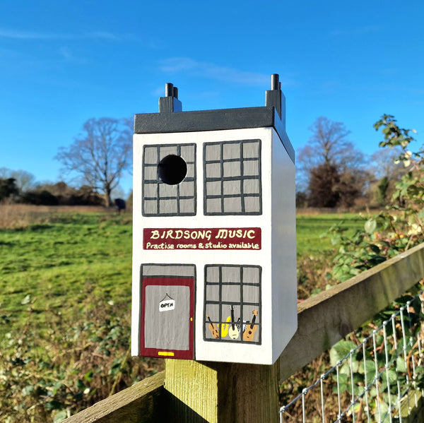 Personalised Music Shop Bird Box