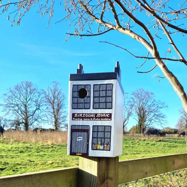 Personalised Music Shop Bird Box