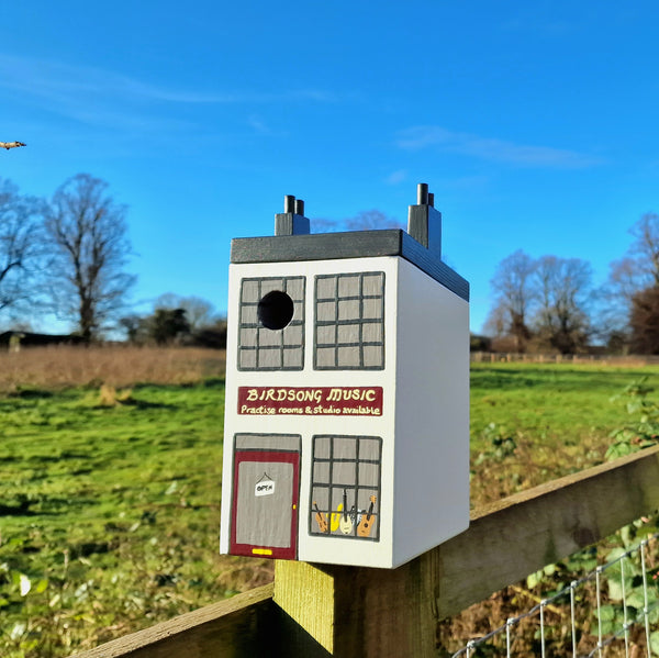 Personalised Music Shop Bird Box