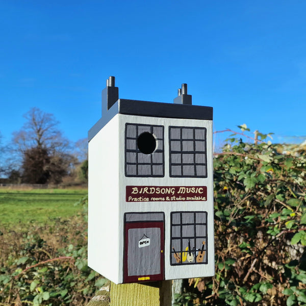 Personalised Music Shop Bird Box