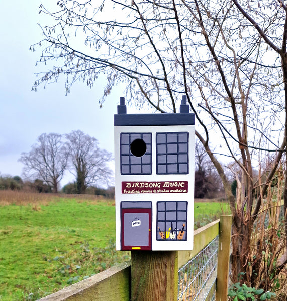 Personalised Music Shop Bird Box