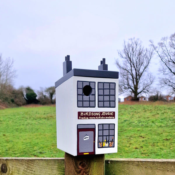 Personalised Music Shop Bird Box
