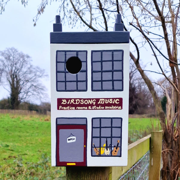 Personalised Music Shop Bird Box