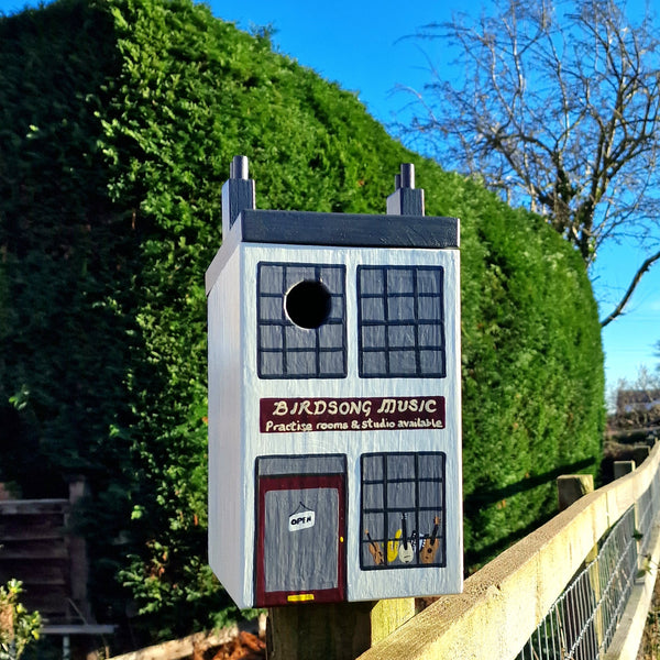 Personalised Music Shop Bird Box