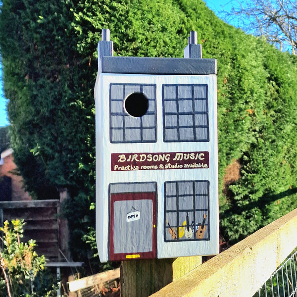 Personalised Music Shop Bird Box