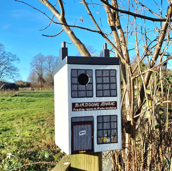 Personalised Music Shop Bird Box