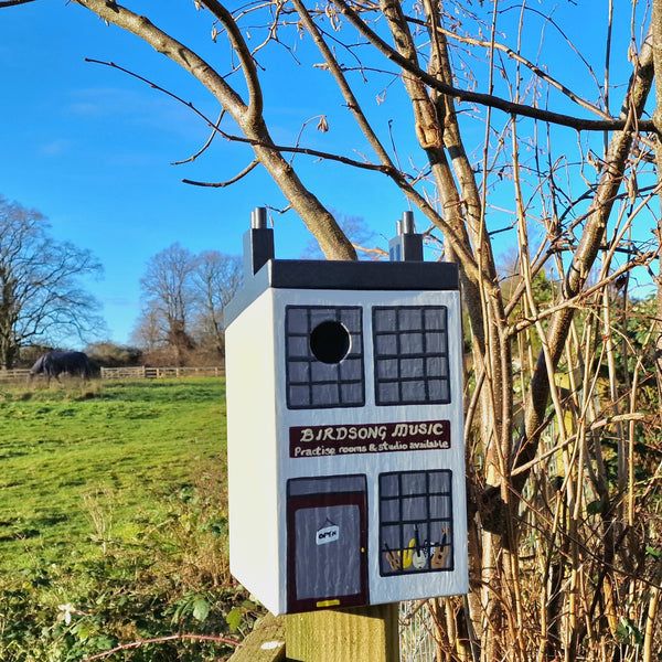 Personalised Music Shop Bird Box