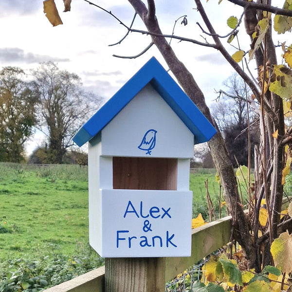 Personalised Robin Bird Box