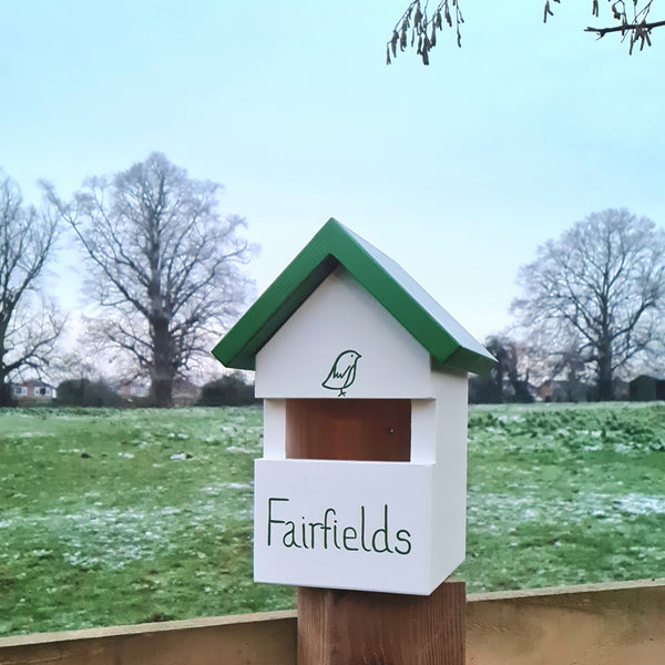 Personalised Robin Bird Box