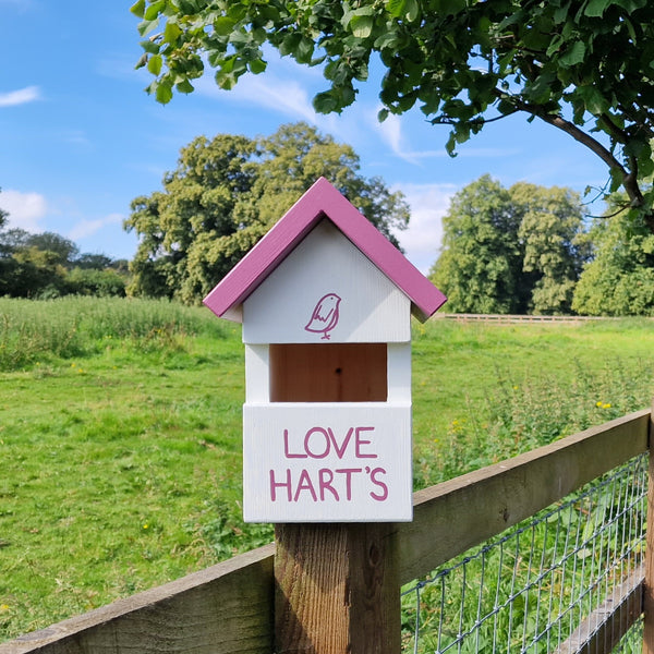 Personalised Robin Bird Box