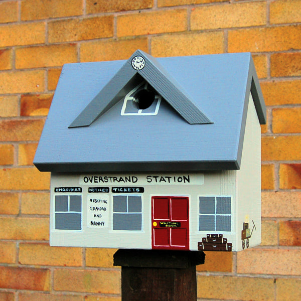 Personalised Train Station Bird Box