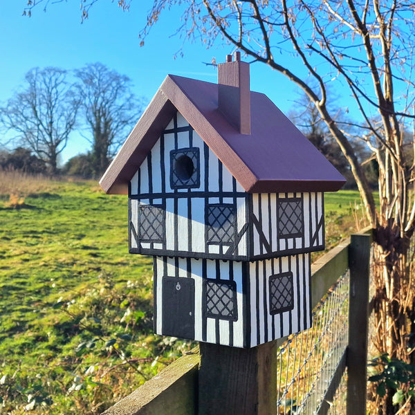 Personalised Tudor House Bird Box