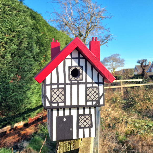 Personalised Tudor House Bird Box