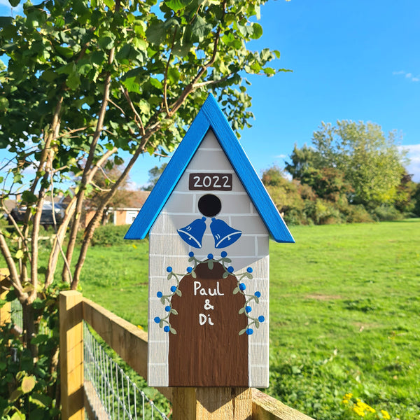 Personalised Wedding Bird Box