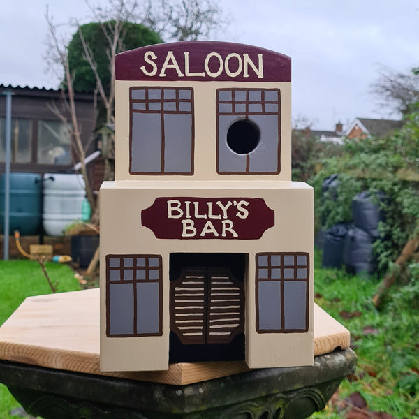 Western Saloon Bar Bird Box