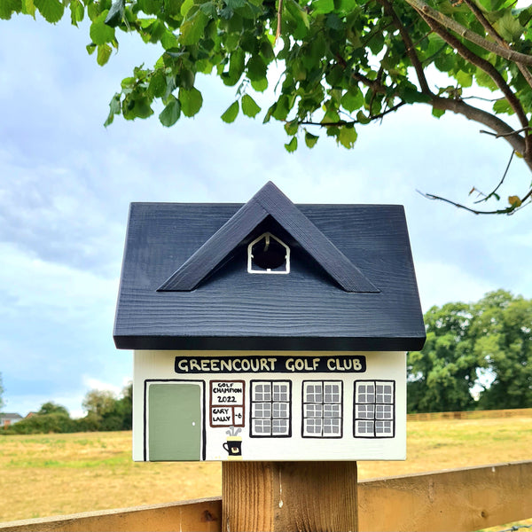 Personalised Golf Club Bird Box