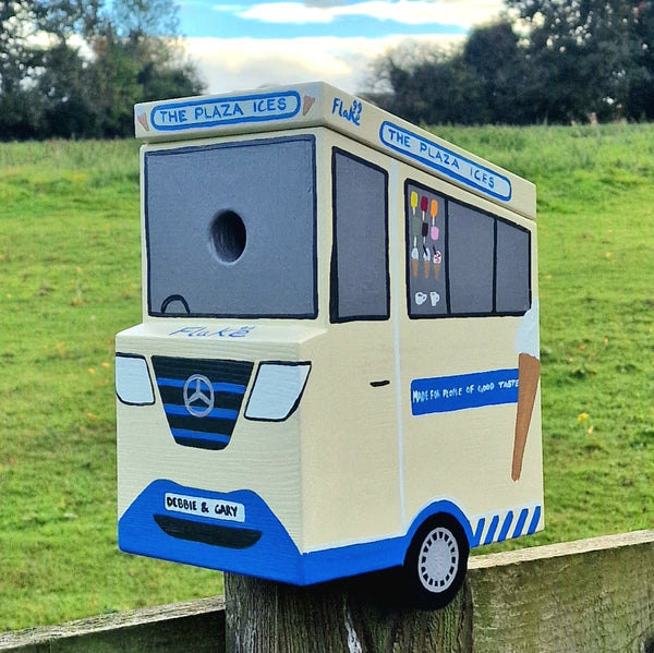 Personalised Ice Cream Van Bird Box