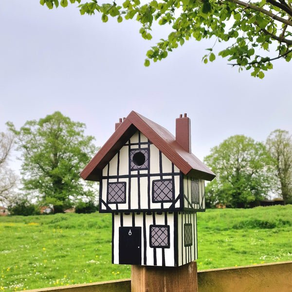 Personalised Tudor House Bird Box