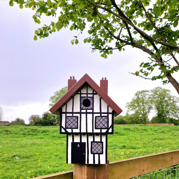 Personalised Tudor House Bird Box