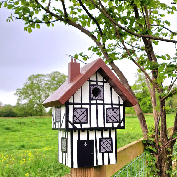 Personalised Tudor House Bird Box