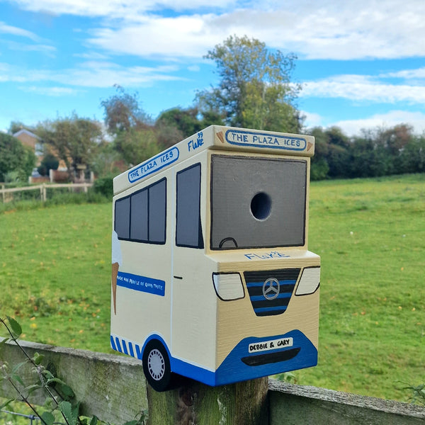 Personalised Ice Cream Van Bird Box