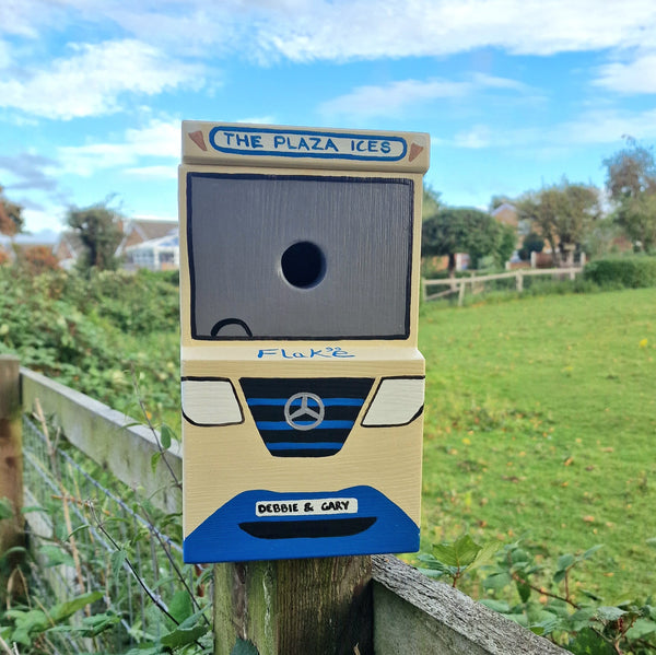 Personalised Ice Cream Van Bird Box
