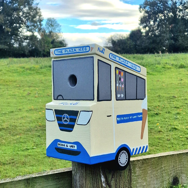 Personalised Ice Cream Van Bird Box