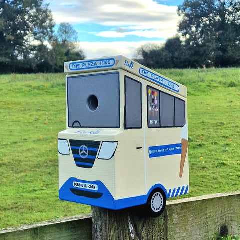 Personalised Ice Cream Van Bird Box