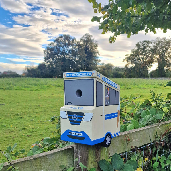 Personalised Ice Cream Van Bird Box