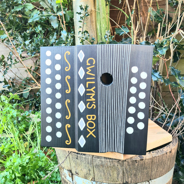 Personalised Accordion - Melodeon Bird Box
