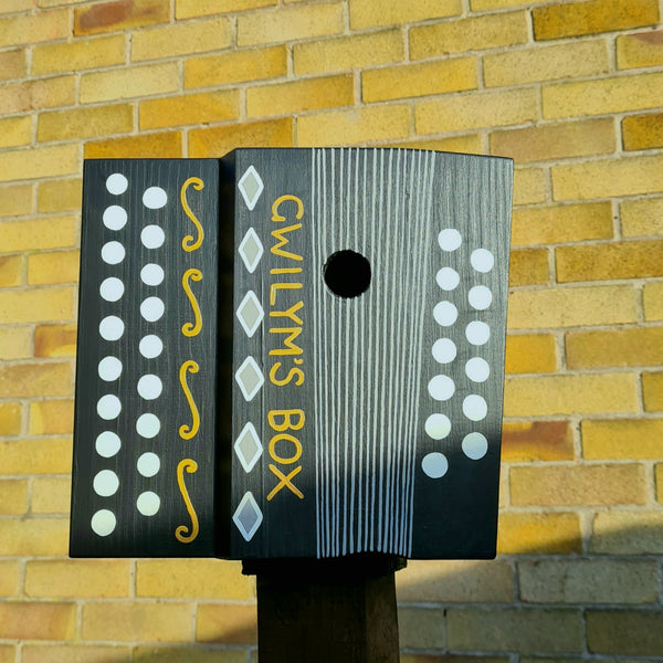 Personalised Accordion - Melodeon Bird Box
