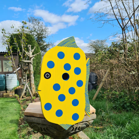 Handcrafted Fish Bird Box