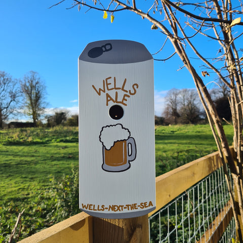 Personalised Beer Can Bird Box