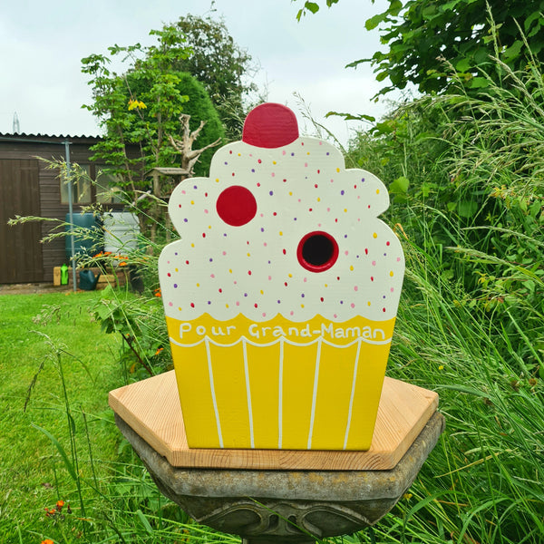 Personalised Cupcake Bird Box
